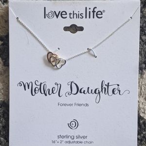 Mother daughter necklace